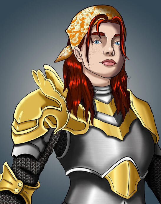 Mika Warrior Character